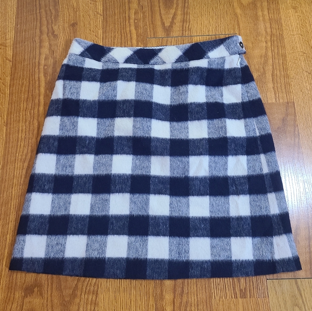 Brooks Brothers Wool A Line Skirt Size 0